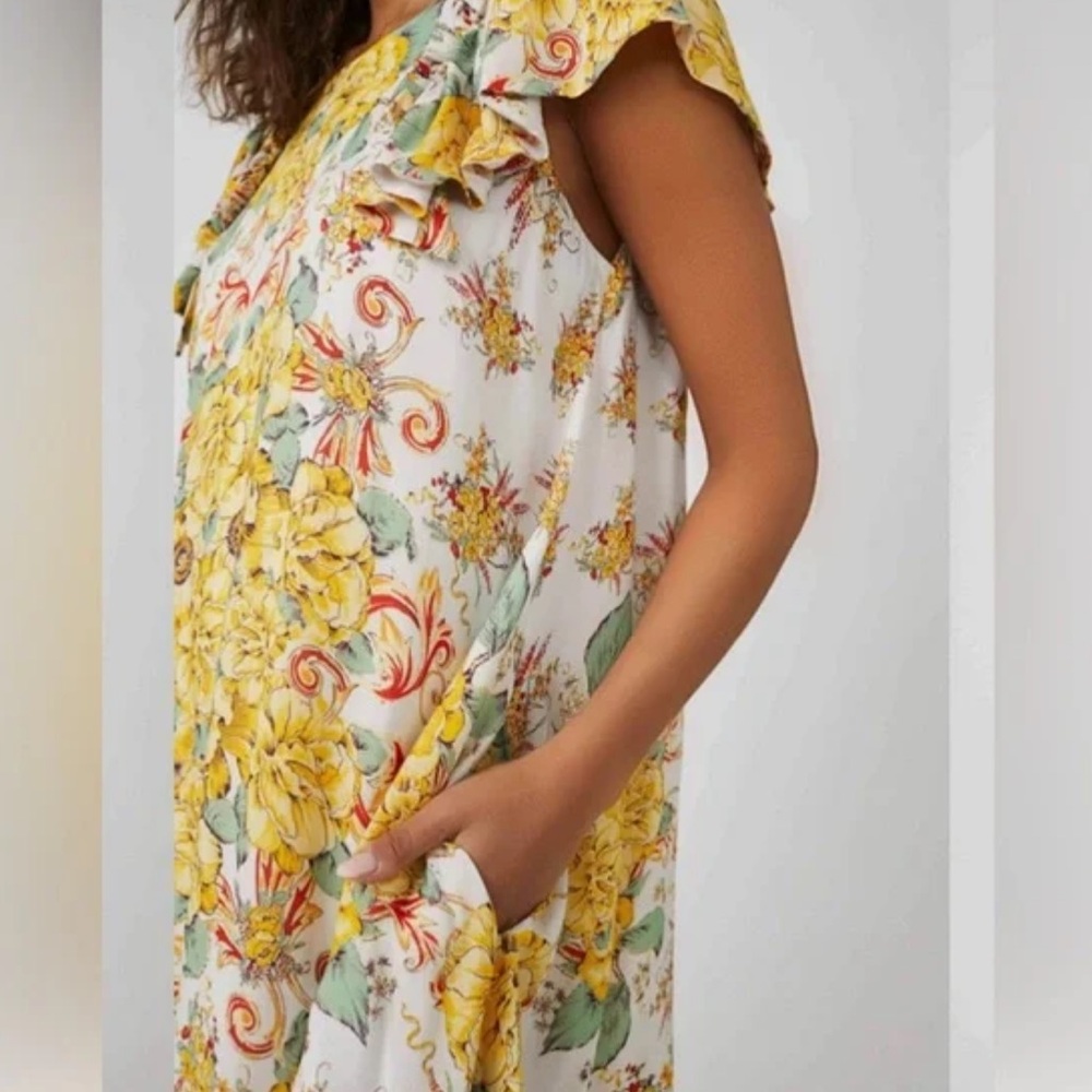 Free Prople floral mini dress - Picture 3 of 10